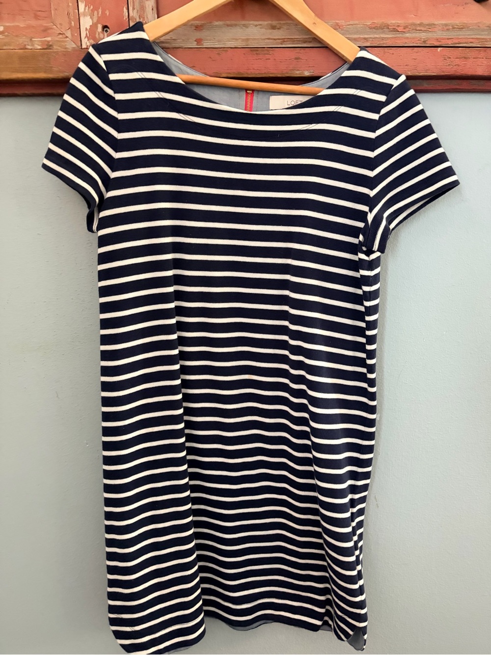 Crew neck striped sweater